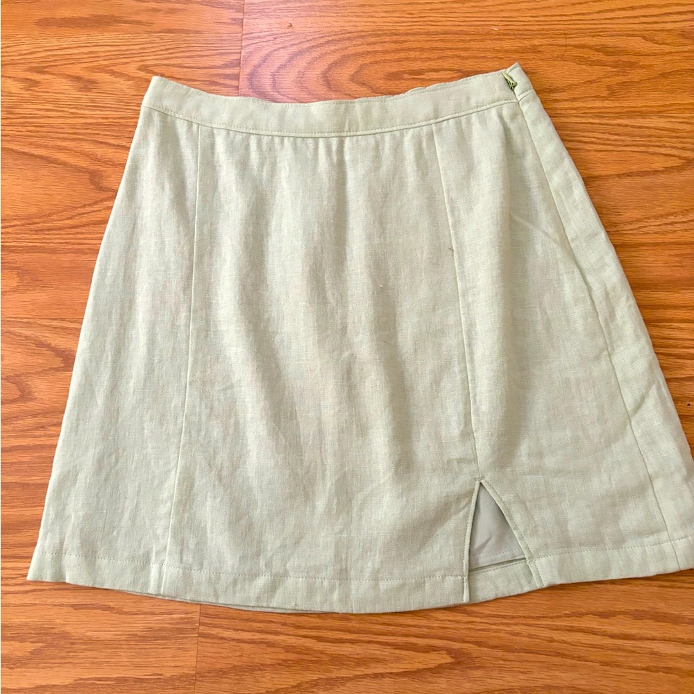 Abercrombie and Fitch linen mini skirt